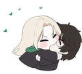 Malfoid & Harry kiss sticker