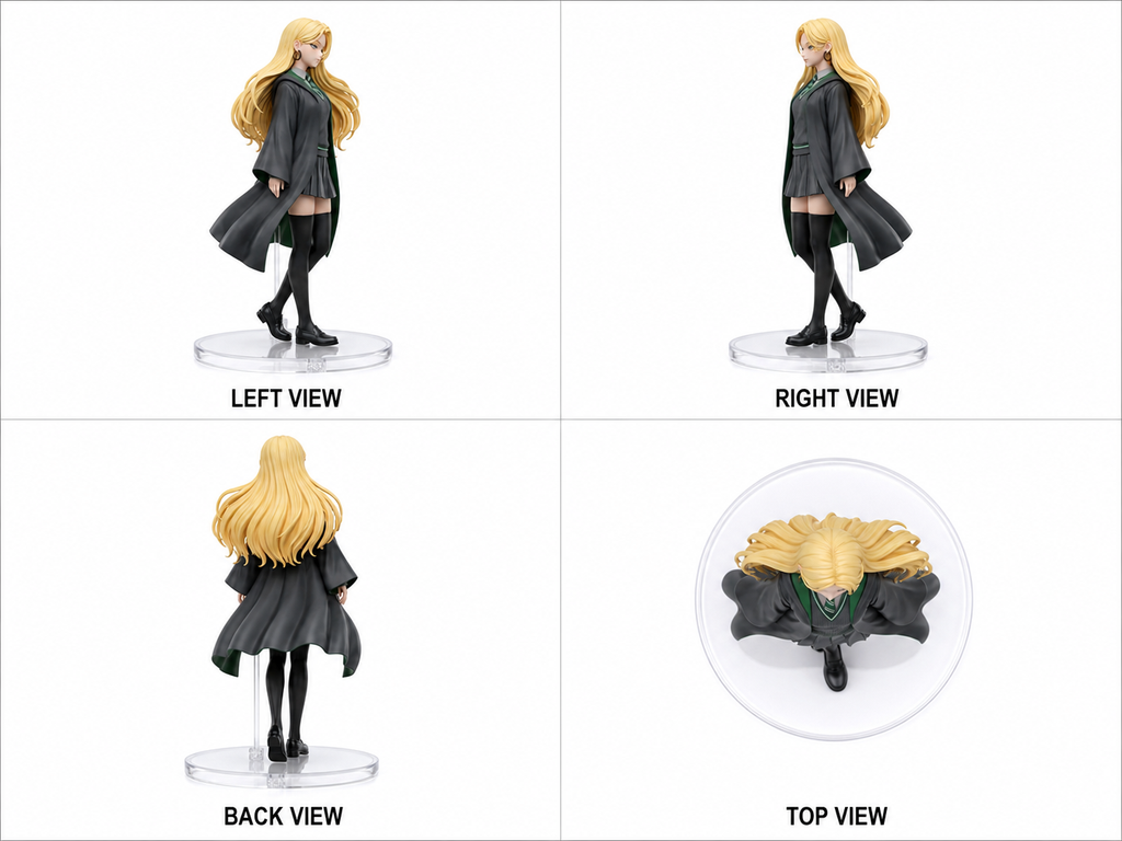 Draconia Malfoy (Malfoid) anime style 3D figurine